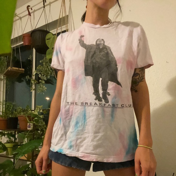 Tops - The breakfast club customized Tie dye T-shirt